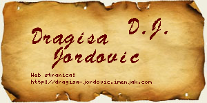 Dragiša Jordović vizit kartica